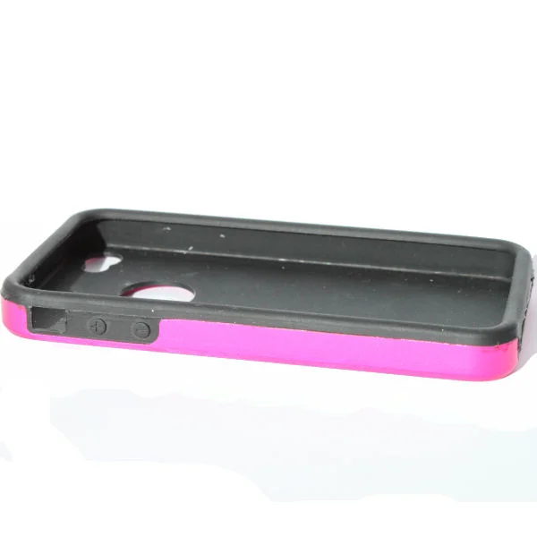 iPhone 4 alu cover m silikone indmad. Pink. iPhone 4 alu cover m silikone indmad. Pink. - Billede 6