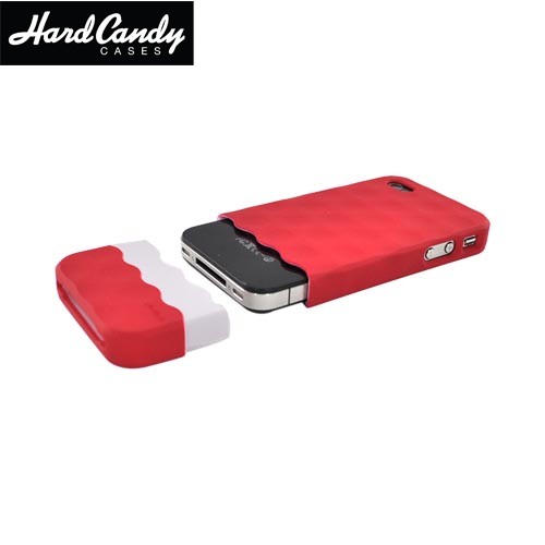Hard Candy Bubble Slider Cover til iPhone 4. Rød Hard Candy Bubble Slider Cover til iPhone 4. Rød - Billede 3