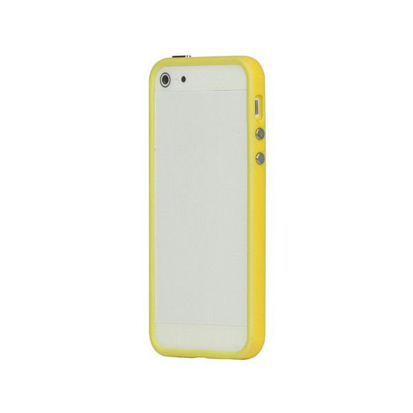 iPhone 5/5S/SE Bumper. Gul. Mobil, PC og tablet tilbehør