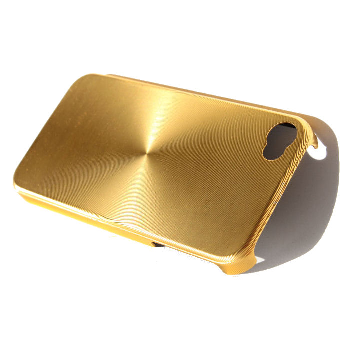 iPhone 4 "CD-style" cover. Gold. iPhone 4 "CD-style" cover. Gold. - Billede 6