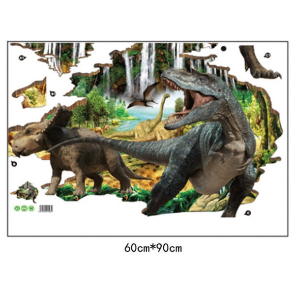 Hul i væggen wallsticker. Dinosauerne på vej ind på værelset. Hul i væggen wallsticker. Dinosauerne på vej ind på værelset. - Billede 5