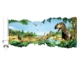 Dinosaurus wallsticker. Revet hul i væggen. 90x50cm. Mobil, PC og tablet tilbehør