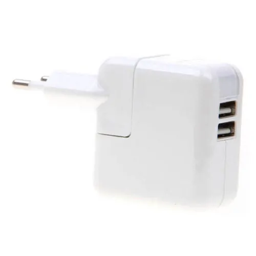 Dual USB oplader til iPhone, iPad mm. Mobil, PC og tablet tilbehør