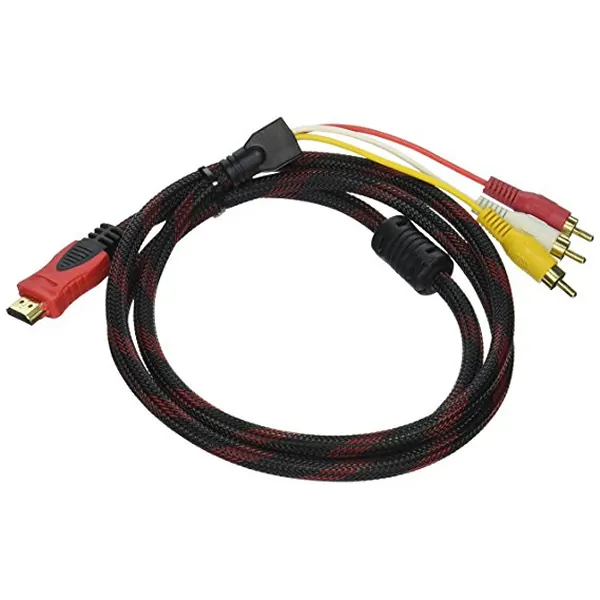 AV til HDMI kabel / RCA til HDMI. 1.5 m. Mobil, PC og tablet tilbehør