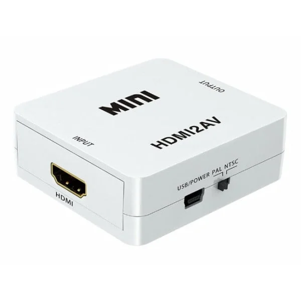 HDMI til AV/RCA Konverter. Full HD 1080p. Hvid HDMI til AV/RCA Konverter. Full HD 1080p. Hvid - Billede 4