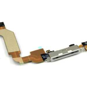 iPhone 4 dock connector flex kabel i OEM kvalitet. Hvid. Mobil, PC og tablet tilbehør