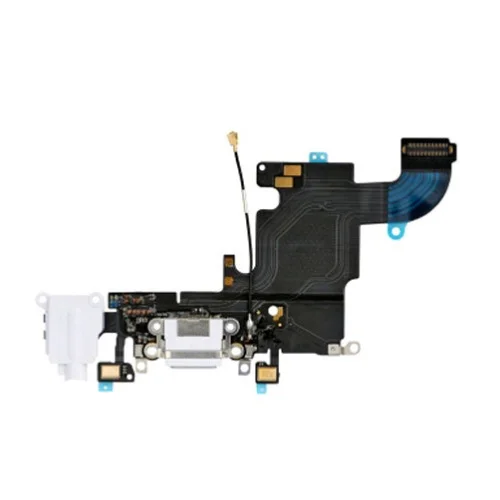 iPhone 6S dock connector flex kabel i OEM kvalitet. Hvid. Mobil, PC og tablet tilbehør