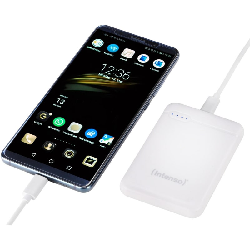 Ultra lille powerbank i lommestørrelse. Intenso XS5000 Powerbank. 5000 mAh. Hvid. Ultra lille powerbank i lommestørrelse. Intenso XS5000 Powerbank. 5000 mAh. Hvid. - Billede 4