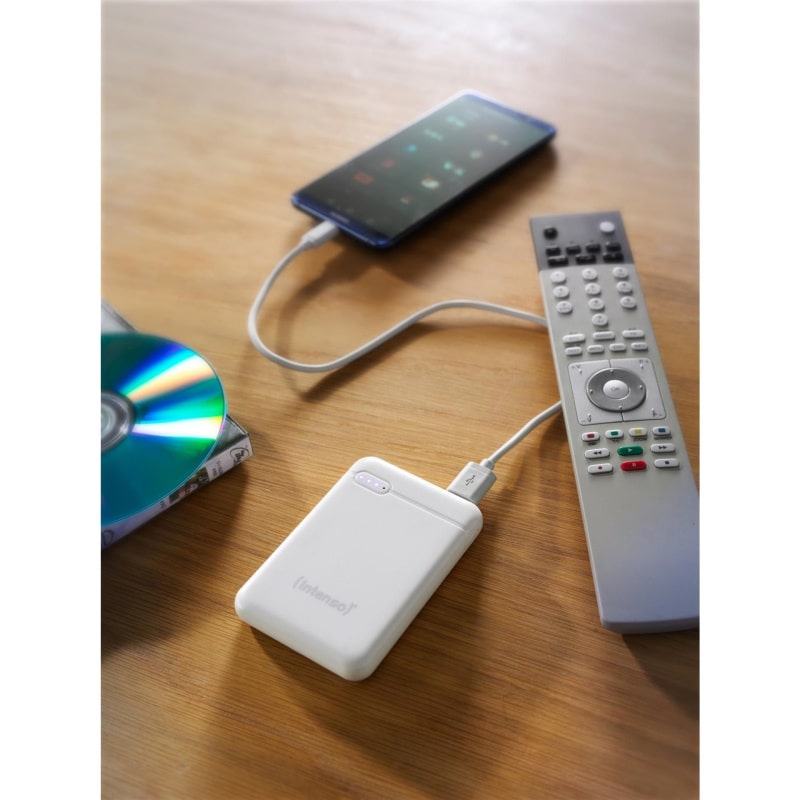Ultra lille powerbank i lommestørrelse. Intenso XS5000 Powerbank. 5000 mAh. Hvid. Ultra lille powerbank i lommestørrelse. Intenso XS5000 Powerbank. 5000 mAh. Hvid. - Billede 6