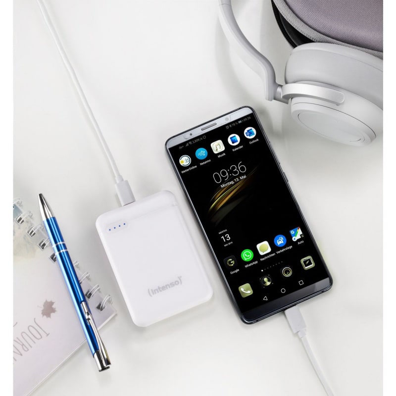 Ultra lille powerbank i lommestørrelse. Intenso XS5000 Powerbank. 5000 mAh. Hvid. Ultra lille powerbank i lommestørrelse. Intenso XS5000 Powerbank. 5000 mAh. Hvid. - Billede 5