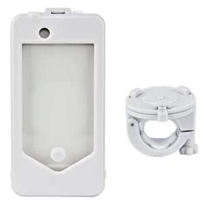 Vandtæt cykelholder/styrholder til iPhone 4/4S. Nyt design. Hvid Mobil, PC og tablet tilbehør