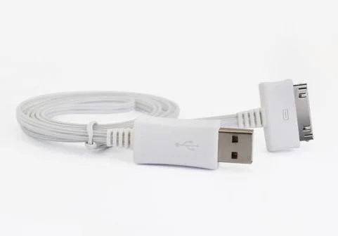LED lys USB Data-/ladekabel til iPhone, iPad mm. 1 meter. Hvid. LED lys USB Data-/ladekabel til iPhone, iPad mm. 1 meter. Hvid. - Billede 3