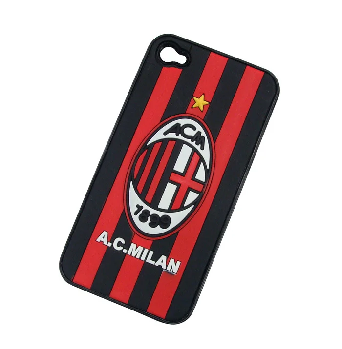 iPhone 4 / 4S Fodbold cover. AC Milan. iPhone 4 / 4S Fodbold cover. AC Milan.