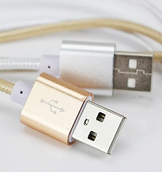 Flettet lightning kabel til iPhone & iPad. 25 cm. Gold. Flettet lightning kabel til iPhone & iPad. 25 cm. Gold. - Billede 4