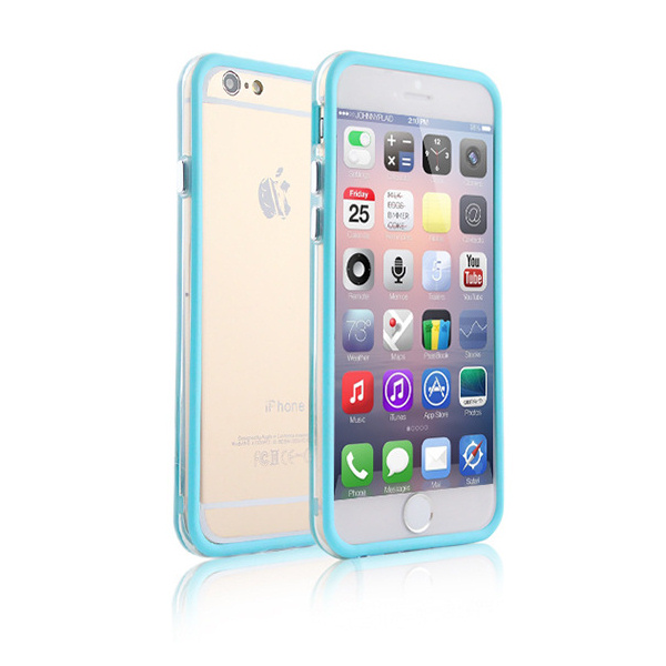 iPhone 6 Plus/6S Plus bumper. Blå. Mobil, PC og tablet tilbehør
