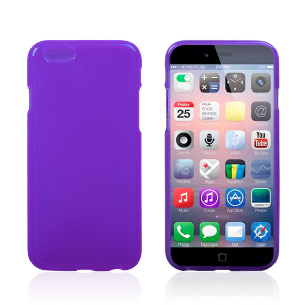 iPhone 6/6S TPU cover. Lilla. Mobil, PC og tablet tilbehør