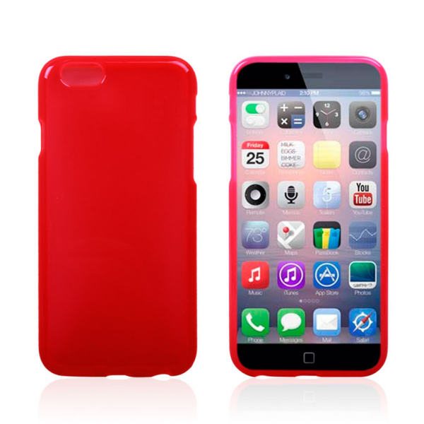 iPhone 6/6S TPU cover. Rød. Mobil, PC og tablet tilbehør