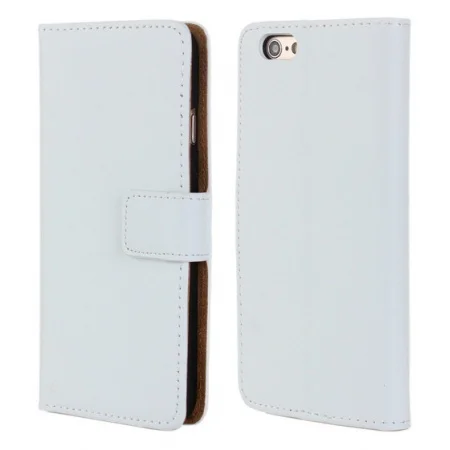 iPhone 6/6S læder cover & stander m kreditkortholder. Hvid. iPhone 6/6S læder cover & stander m kreditkortholder. Hvid. - Billede 2