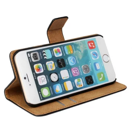 iPhone 6/6S læder cover & stander m kreditkortholder. Hvid. iPhone 6/6S læder cover & stander m kreditkortholder. Hvid. - Billede 3
