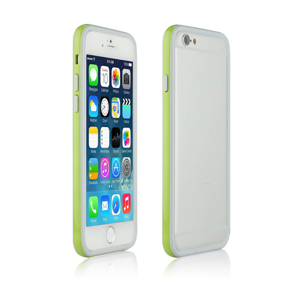 iPhone 6/6S Dual bumper. Grøn / grå. Mobil, PC og tablet tilbehør