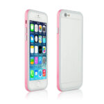 iPhone 6/6S Dual bumper. Pink / grå. Mobil, PC og tablet tilbehør