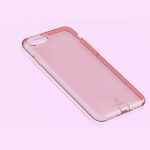 Baseus 0.7mm Slim Gel Cover til iPhone 7 / 8. Gennemsigtig pink. Mobil, PC og tablet tilbehør