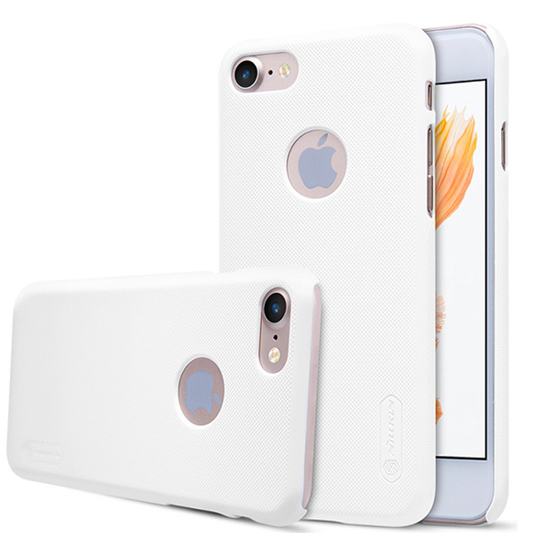 Nillkin Super Frosted Shield cover til iPhone 7. Hvid. Mobil, PC og tablet tilbehør