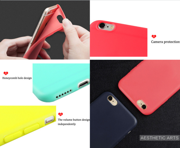 iPhone 7 / 8 TPU cover. Navy blue. iPhone 7 / 8 TPU cover. Navy blue. - Billede 3