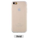iPhone 7 / 8 TPU cover. Hvid. Mobil, PC og tablet tilbehør