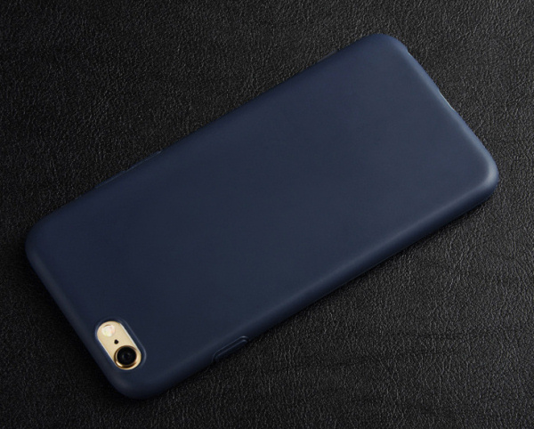 iPhone 7 / 8 TPU cover. Navy blue. iPhone 7 / 8 TPU cover. Navy blue. - Billede 2