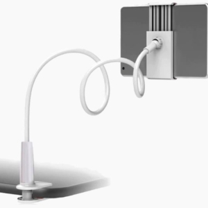 Fleksibel universal mobil & tablet bordholder. 70 cm arm. Hvid. Fleksibel universal mobil & tablet bordholder. 75 cm arm. Hvid.