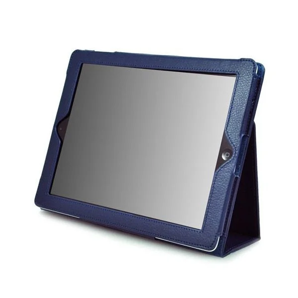 Lædertaske /-holder til iPad Air 2 & iPad Pro 9,7”. Mørkeblå. Lædertaske /-holder til iPad Air 2 & iPad Pro 9,7”. Mørkeblå. - Billede 2