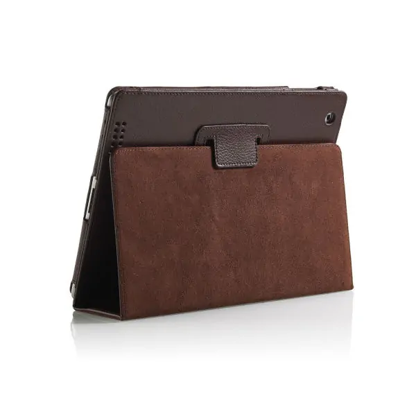 Lædertaske /-holder til iPad Air 2 & iPad Pro 9,7". Brun. Mobil, PC og tablet tilbehør