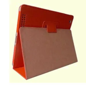 Lædertaske /-holder til iPad Air 2 & iPad Pro 9,7”. Orange. Mobil, PC og tablet tilbehør