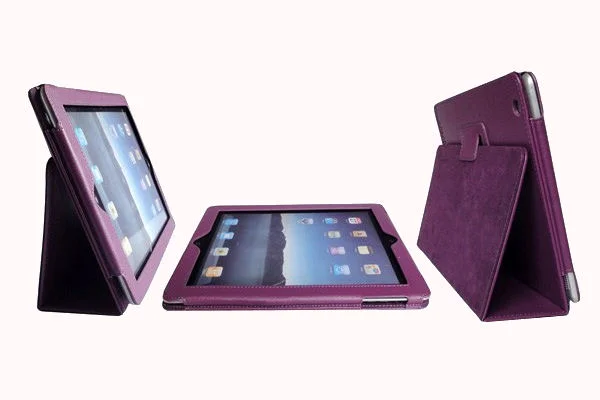 Lædertaske /-holder til iPad Air 2 & iPad Pro 9,7”. Lilla. Lædertaske /-holder til iPad Air 2 & iPad Pro 9,7”. Lilla. - Billede 4