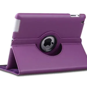 iPad 2 / 3 / 4 - 360° Roterende cover og stander. Lilla. Mobil, PC og tablet tilbehør