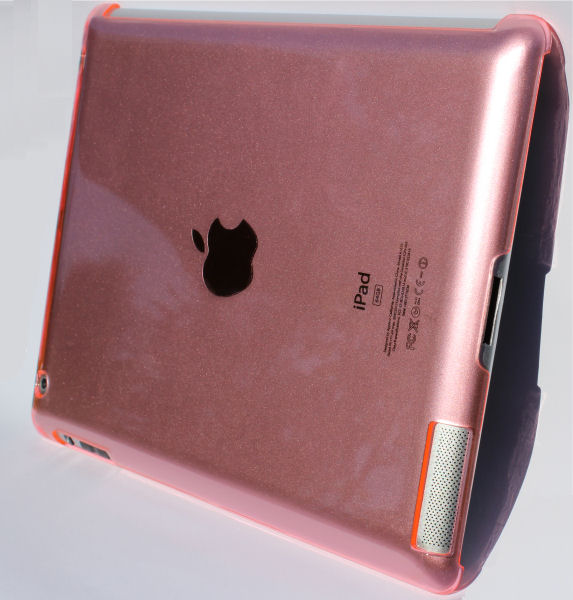 iPad 2/iPad 3/iPad 4 bagcover i hård plastik. Lyserød. iPad 2/iPad 3/iPad 4 bagcover i hård plastik. Lyserød. - Billede 3