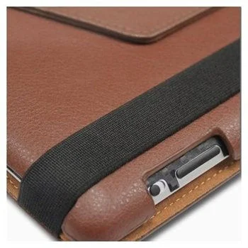 iPad 2 / 3 / 4 - 360° Roterende cover og stander. Brun. iPad 2 / 3 / 4 - 360° Roterende cover og stander. Brun. - Billede 3