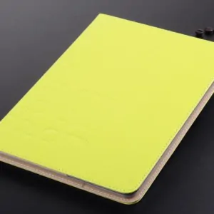 Flot "graveret" cover til iPad. Printing Grain. Limegrøn. Mobil, PC og tablet tilbehør