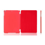iPad Mini Smart cover til for-& bagside med klar bagside. Rød. Mobil, PC og tablet tilbehør