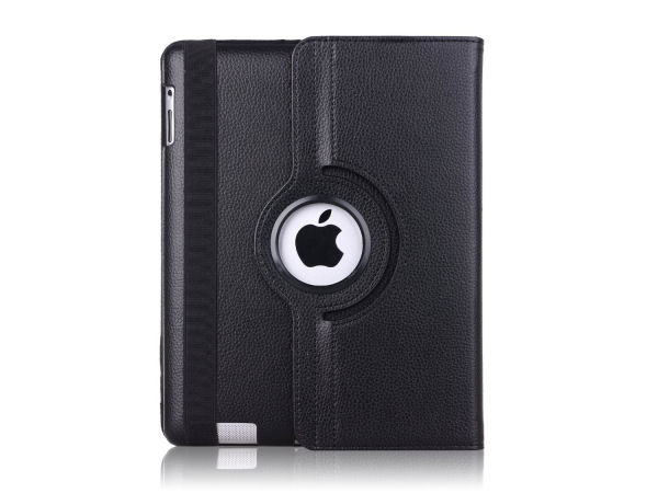 iPad Mini (1, 2 & 3) - 360° Roterende Cover & stander. Sort. iPad Mini (1, 2 & 3) - 360° Roterende Cover & stander. Sort. - Billede 2