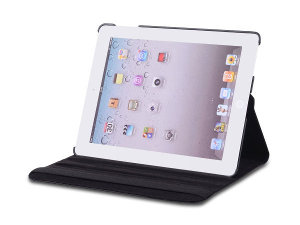 iPad Mini (1, 2 & 3) - 360° Roterende Cover & stander. Sort. iPad Mini (1, 2 & 3) - 360° Roterende Cover & stander. Sort. - Billede 3