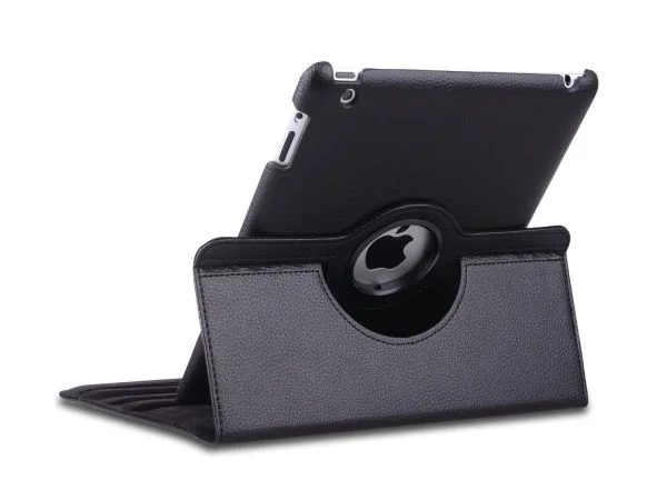 iPad Mini (1, 2 & 3) - 360° Roterende Cover & stander. Sort. iPad Mini (1, 2 & 3) - 360° Roterende Cover & stander. Sort. - Billede 4