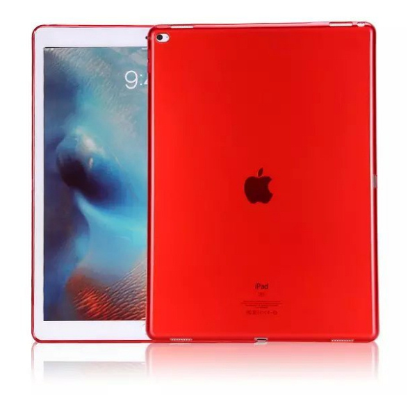 iPad Pro 12,9" fleksibelt TPU cover. Rød. Mobil, PC og tablet tilbehør