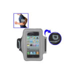 Sportsarmbånd til iPhone 4/4S, 3GS, 3G og iPod touch. Silver. Mobil, PC og tablet tilbehør