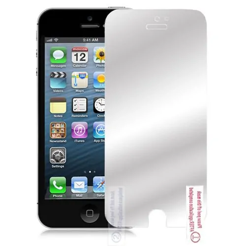 Mirror/Spejl skærmbeskyttelse til Apple iPhone 5 / 5S / 5C. Mobil, PC og tablet tilbehør