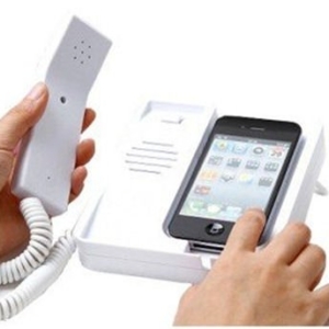 iPhone bordtelefon. Hvid. Mobil, PC og tablet tilbehør