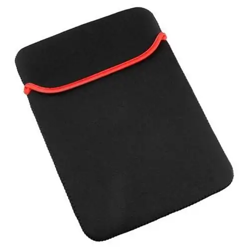 13,3" computer beskyttelses sleeve. Sort med rød indmad. Mobil, PC og tablet tilbehør