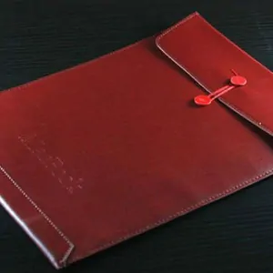Lækkert læder sleeve til Macbook Pro. 13,3" Cognac. Mobil, PC og tablet tilbehør
