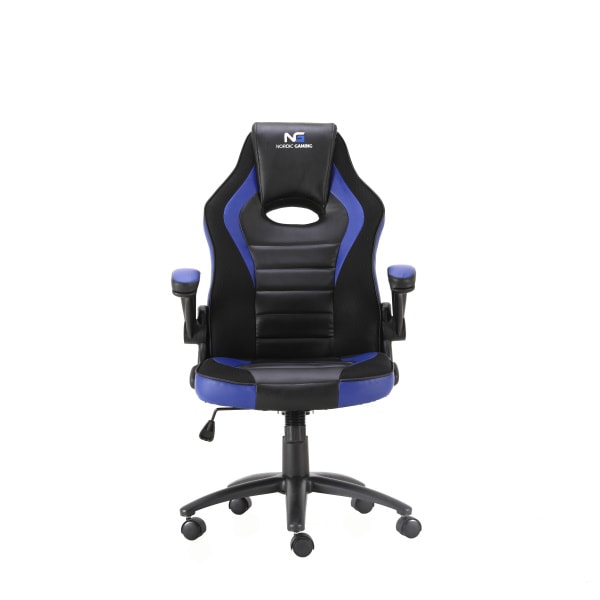 Nordic Gaming Charger V2 Gamer Stol. Forbedret udgave! Sort/Blå. Nordic Gaming Charger V2 Gamer Stol. Forbedret udgave! Sort/Blå.